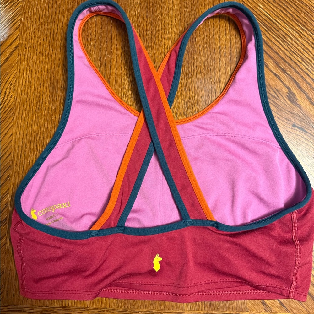 Cotopaxi Women's Vibrant Pink and Red Sports Bra